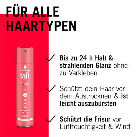 Haarspray GLANZ Halt 4 Schwarzkopf taft