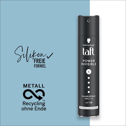 Haarspray POWER INVISIBLE Halt 5 Schwarzkopf taft