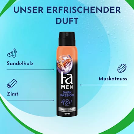 Deospray Men Dark Passion Fa Men