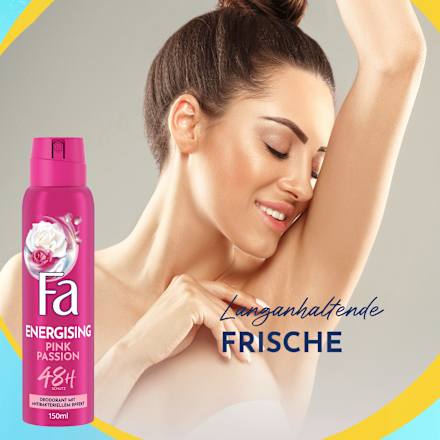 Deospray Energising Pink Passion Fa