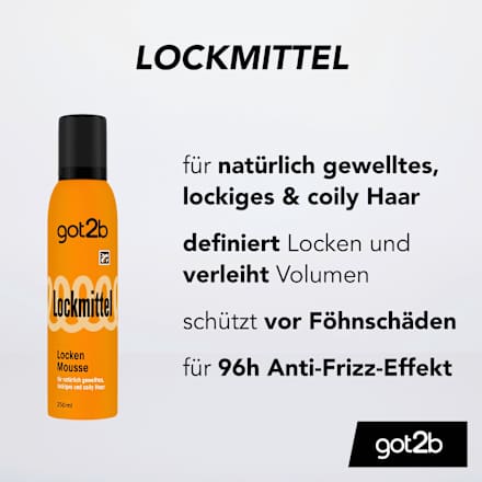 Schaumfestiger Locken Mousse Lockmittel got2b