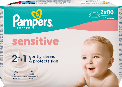 Chusteczki nawilżane sensitive Pampers
