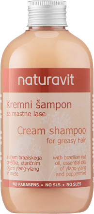 Kremni šampon za mastne lase Naturavit