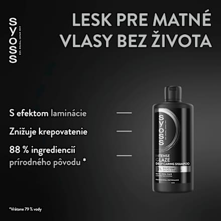 Šampón na vlasy Intense Glaze syoss