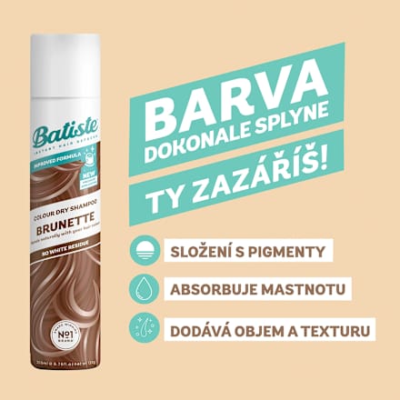 suchý šampon na vlasy Brunette  Batiste