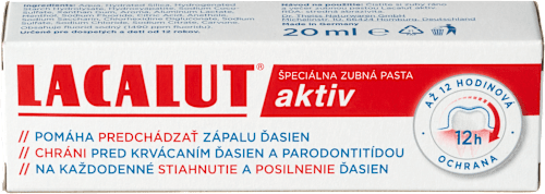 zubní pasta aktiv Lacalut