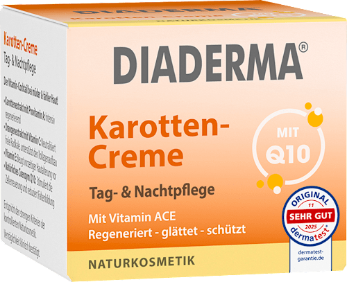 Gesichtscreme Tag & Nacht Karotten-Creme mit Q10 Diaderma
