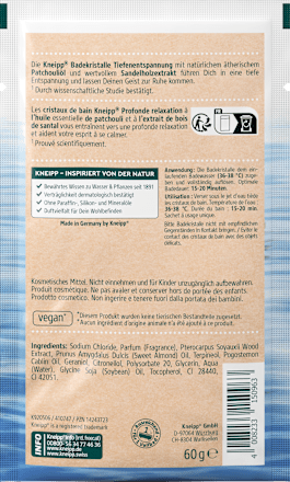 Badesalz Tiefenentspannung Kneipp