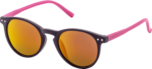 Sonnenbrille Kinder schwarz mit rosa  SUNDANCE