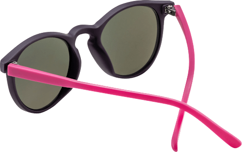 Sonnenbrille Kinder schwarz mit rosa  SUNDANCE