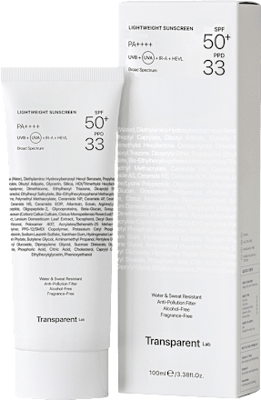 Sonnencreme Gesicht Lightweight LSF 50+ Transparent Lab