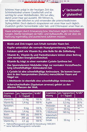 Haar Intensiv + Biotin Kapseln 30 St Doppelherz