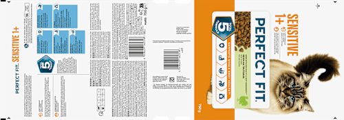 Trockenfutter Katze sensitive 1+ mit Truthahn, Adult PERFECT FIT