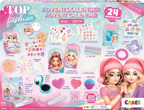 Adventskalender 2026 Kinder Top Fashion CRAZE