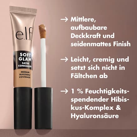 Concealer Soft Glam Satin 40 Tan Warm e.l.f. Cosmetics