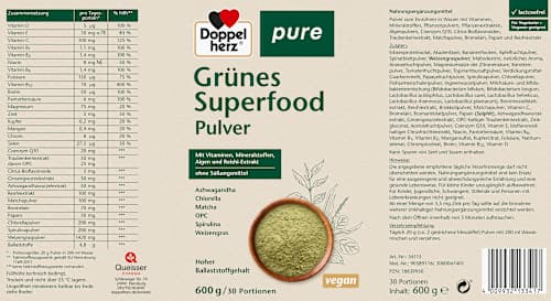 Grünes Superfood Pulver Doppelherz