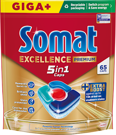 5in1 Excellence mosogatógép kapszula Somat
