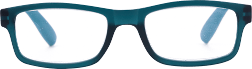 Fertig-Lesebrille dunkelgrün-petrol Vollrand +2,0 Visiomax