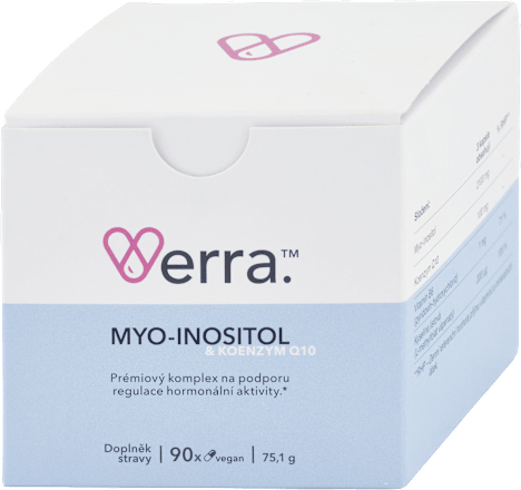 Kapsuly Myo-Inositol & Koenzým Q10 Verra
