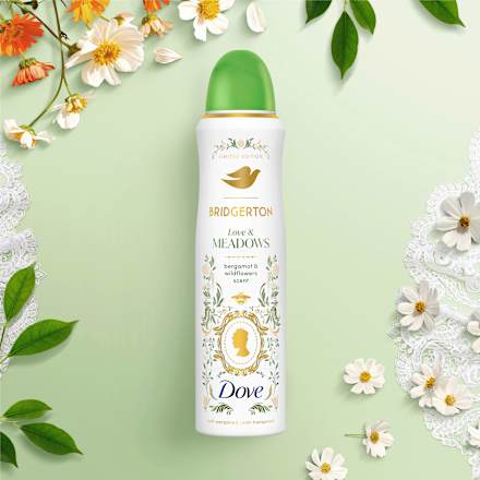 Antitranspirant Deospray Bridgerton Love & Meadows Dove