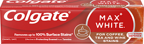 Max White For Coffee, Tea & Wine pasta za zube Colgate