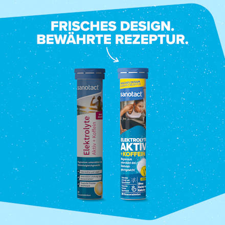 Elektrolyte Aktiv + Koffein sanotact