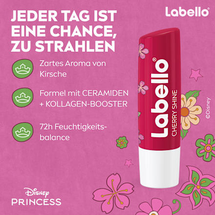 Lippenpflege Disney Princess Mulan Cherry Shine Labello