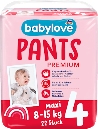 Premium plenkové kalhotky, velikost 4 babylove