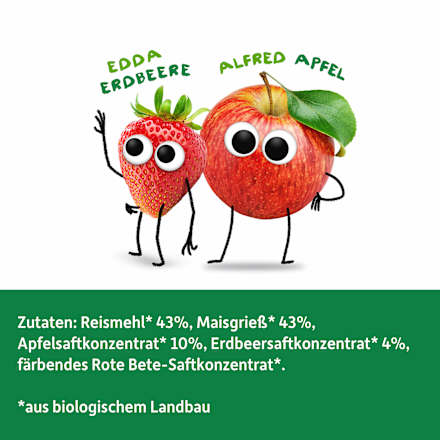 Kindersnack Party Pops Apfel Erdbeere ab 1 Jahr Freche Freunde