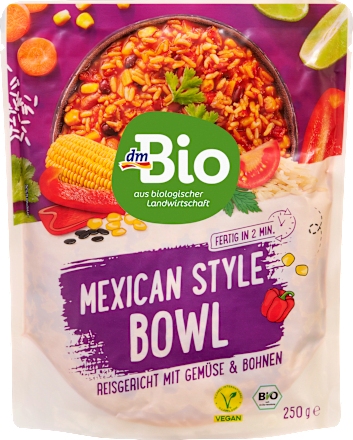 Fertiggericht Mexican Style Bowl dmBio