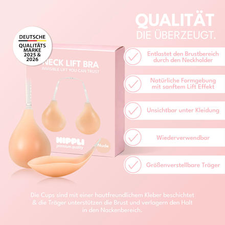 Nippelcover Neck Lift Bra C-DD+ Cup Nude NIPPLI EUROPE GmbH
