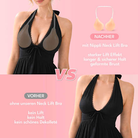 Nippelcover Neck Lift Bra C-DD+ Cup Nude NIPPLI EUROPE GmbH