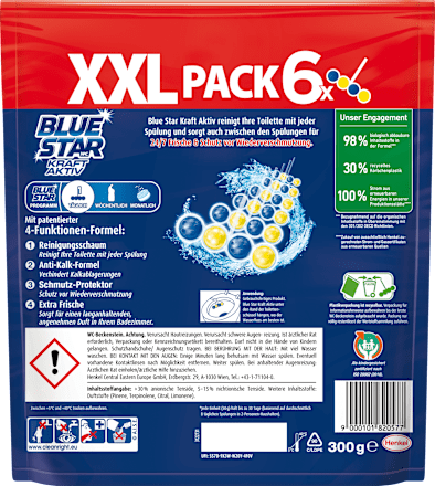 WC-Stein Kraft-Aktiv Lemon XXL Pack BLUE STAR