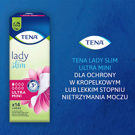 Wkładki urologiczne Slim Ultra Mini TENA