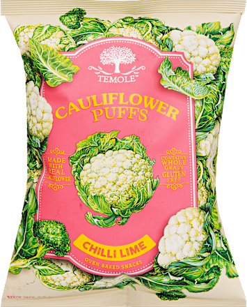 Karfiolos puffancs, chili-lime ízű TEMOLE