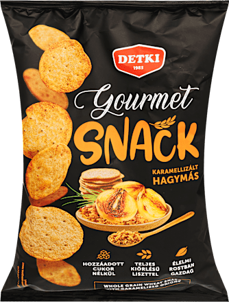 Karamellizált hagymás snack Detki
