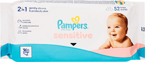 Nedves törlőkendő, Sensitive Pampers