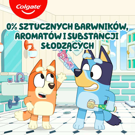 Pasta do zębów dla dzieci 0-5 lat Bluey, smak truskawkowy Colgate