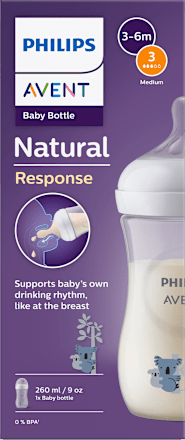 kojenecká lahev Natural Response 1m+, koala, 260ml PHILIPS AVENT
