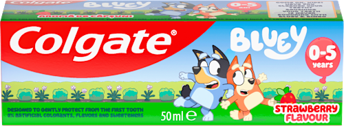 Pasta do zębów dla dzieci 0-5 lat Bluey, smak truskawkowy Colgate