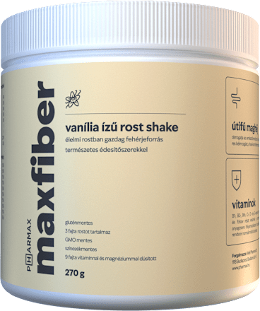 Maxfiber shake vanília ízesítéssel Pharmax