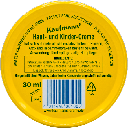 Haut- und Kinder-Creme Kaufm.Creme