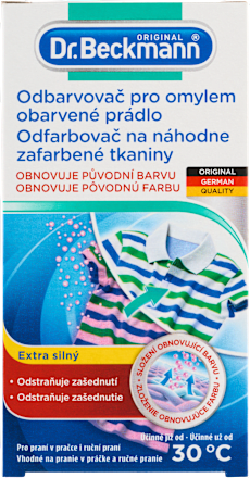 Odfarbovač na náhodne zafarbené tkaniny Dr. Beckmann