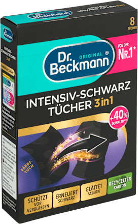 Obrúsky na obnovu čiernej farby Intensiv-Schwarz 3v1  Dr. Beckmann