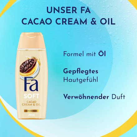 Duschcreme Soft Cacao Cream & Oil Fa
