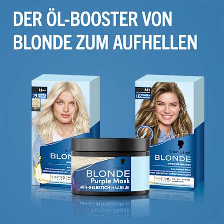 Tönungsmaske Anti-Gelbstich   Schwarzkopf Blonde