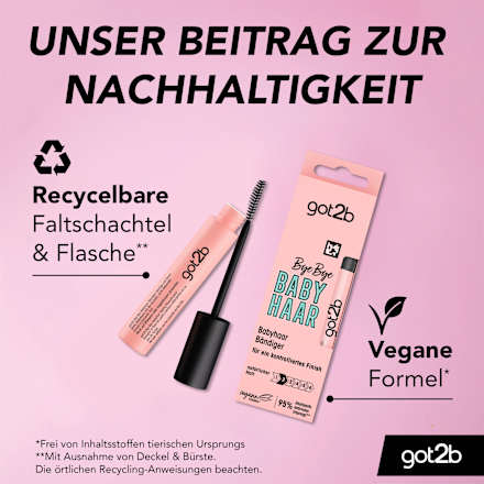 Fixierungsbürste Bye Bye Babyhaar got2b