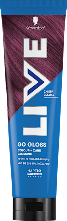 Glossing Go Gloss, Cherry Cola Red Schwarzkopf LIVE