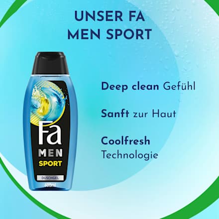 Duschgel Men Sport 3in1 Fa Men