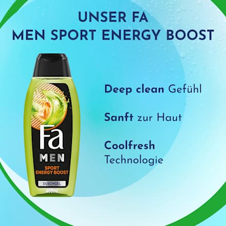 Duschgel Men Sport Energy Boost 3in1 Fa Men